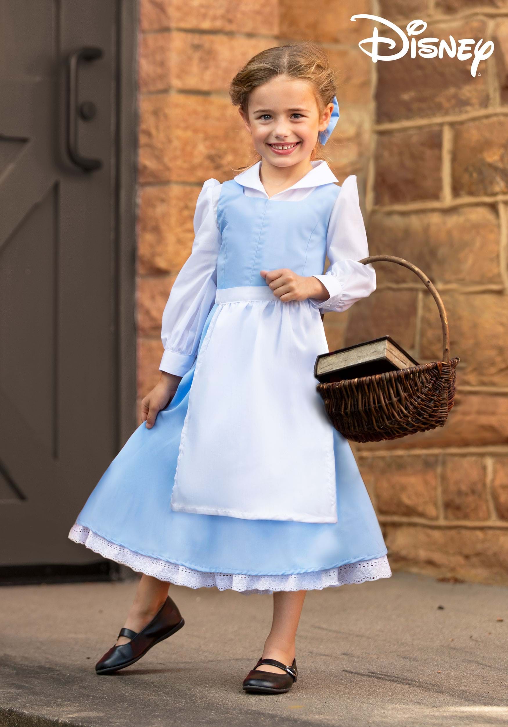 Beauty and the Beast Belle Blue Dress Costume for Toddlers