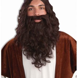 Biblical Wig and Beard Set for Men