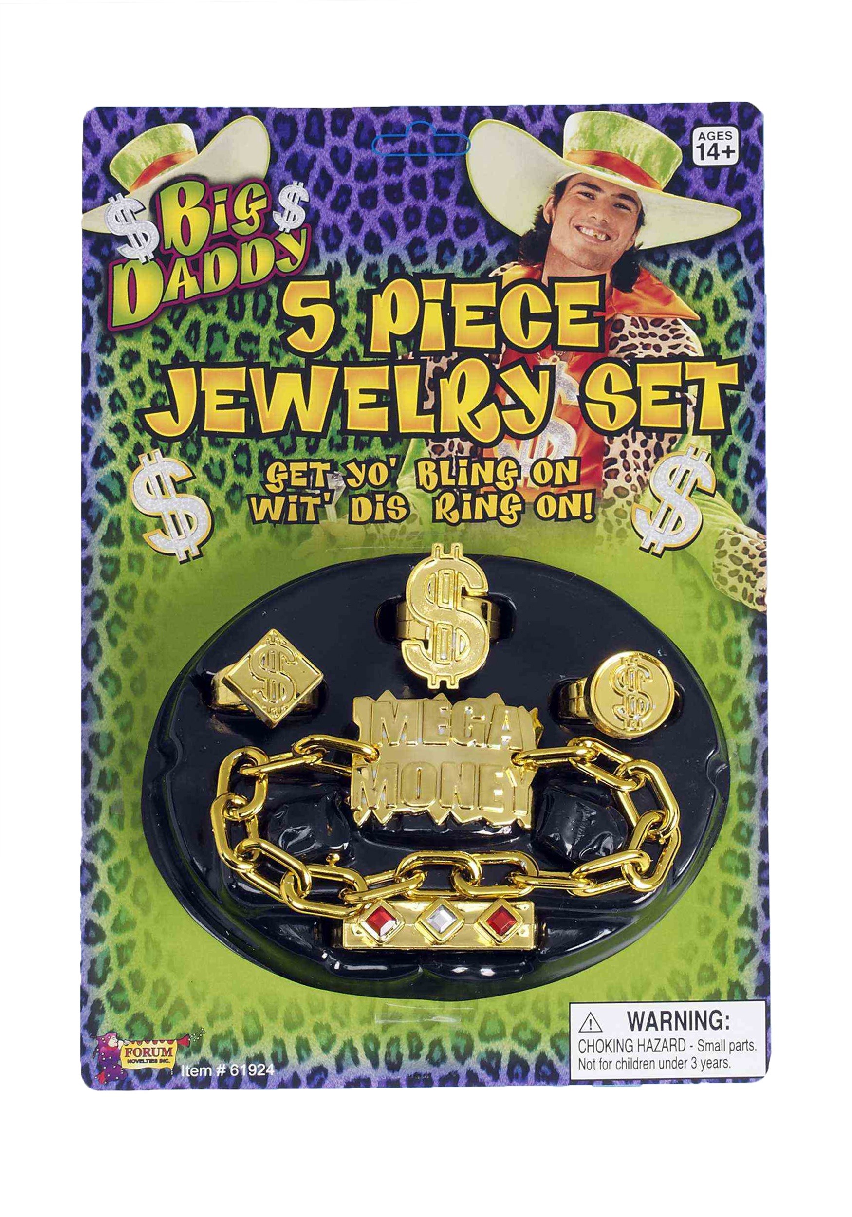 Big Daddy Gold Jewelry Set