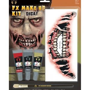 Big Mouth Decay Temporary Face Tattoo