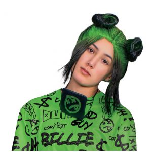 Billie Eilish Adult Green Double Bun Wig