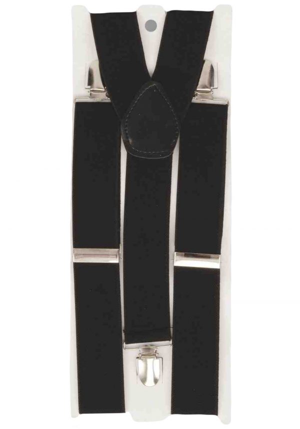 Black Costume Suspenders