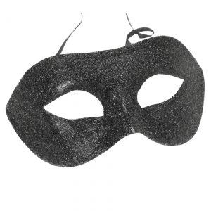 Black Glitter Eyemask for Women