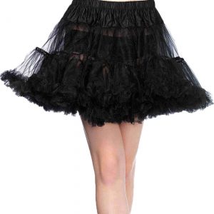 Black Layered Women's Tulle Petticoat