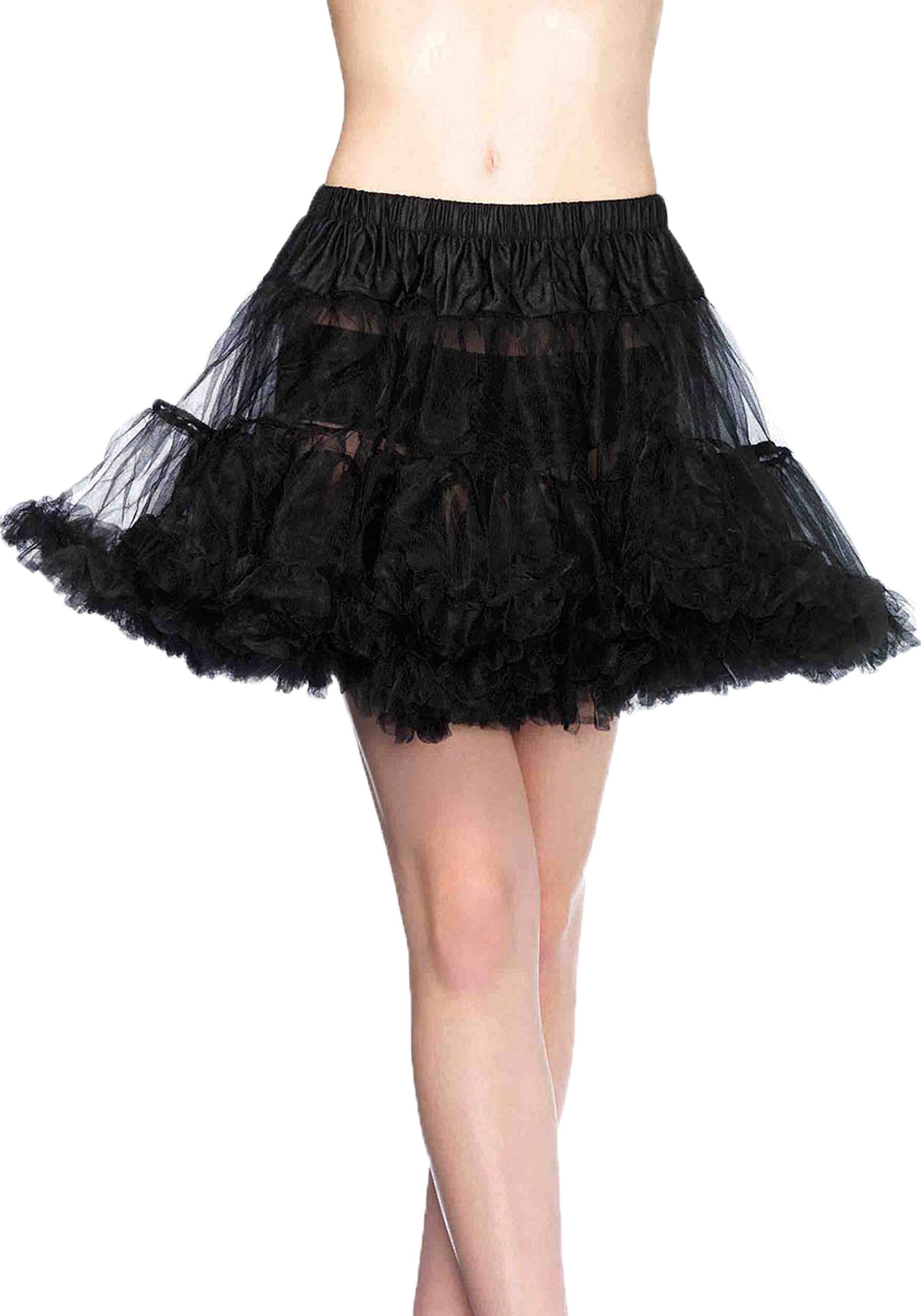 Black Layered Women’s Tulle Petticoat