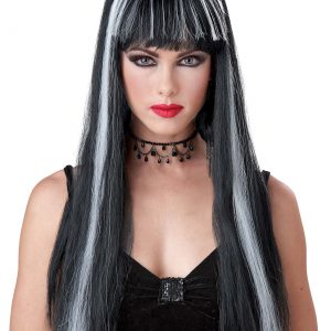 Black and White Witch Wig