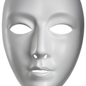 Blank Female Mask for Adults