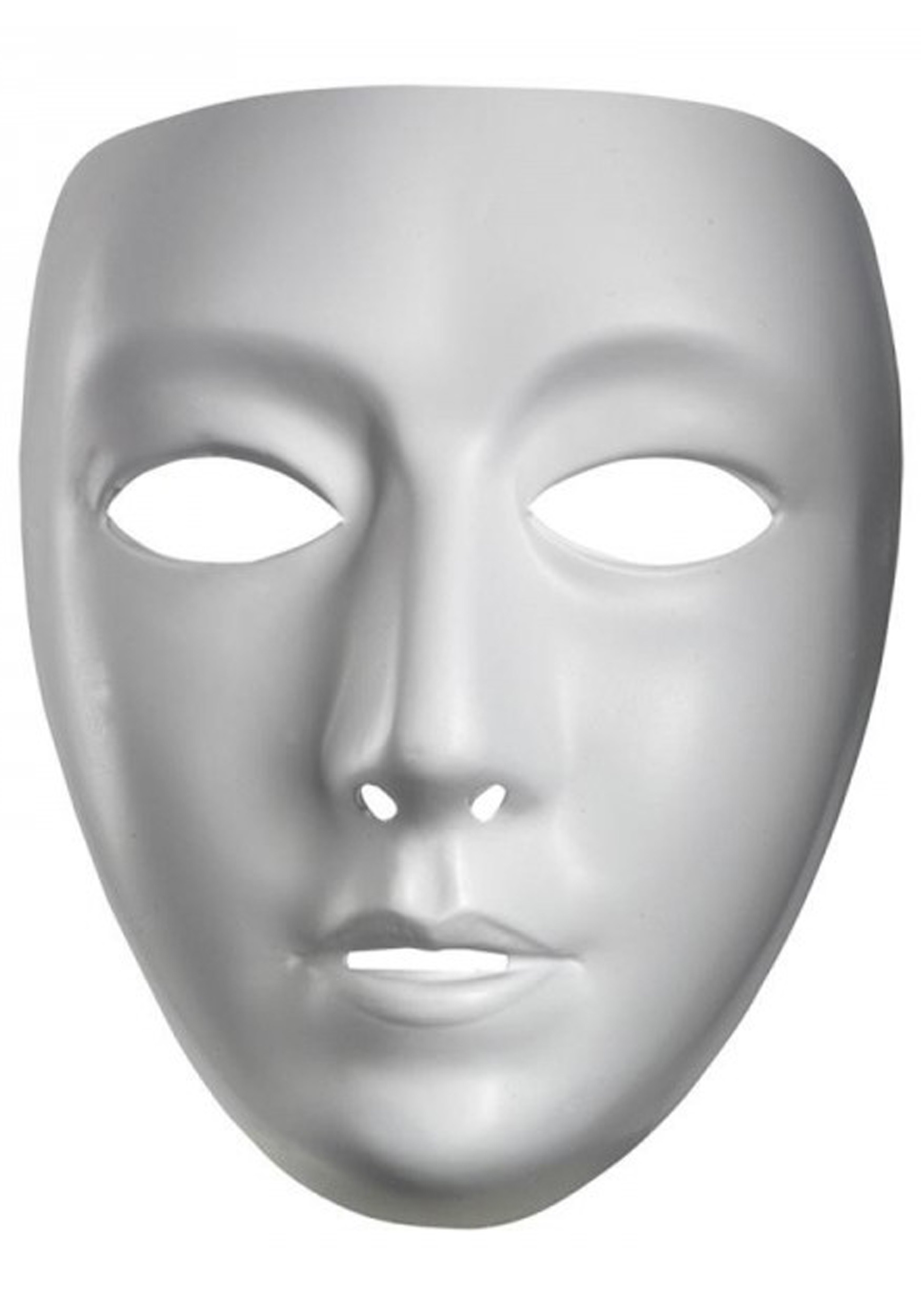 Blank Female Mask for Adults