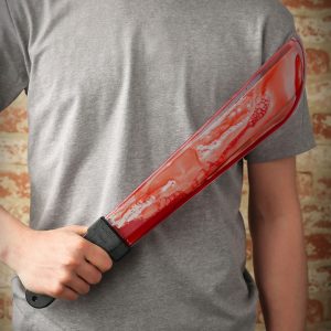 Bleeding Machete Knife