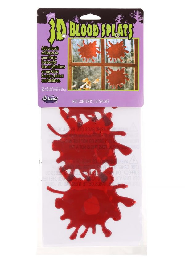 Blood Splatter Window Clings Decoration