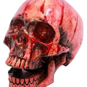 Bloody Resin Skull Prop