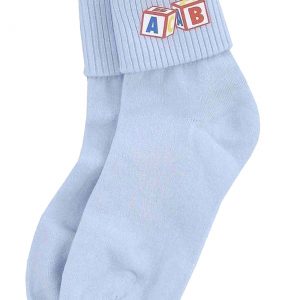 Blue Big Baby Socks Men's
