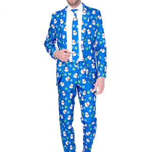 Blue Snowman Men's Suitmeister Suit