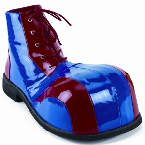 Blue and Red Clown Shoes