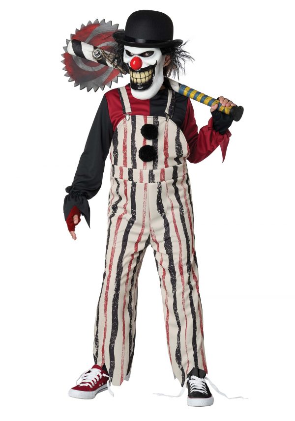 Boy's Carnival Creepster Clown Costume