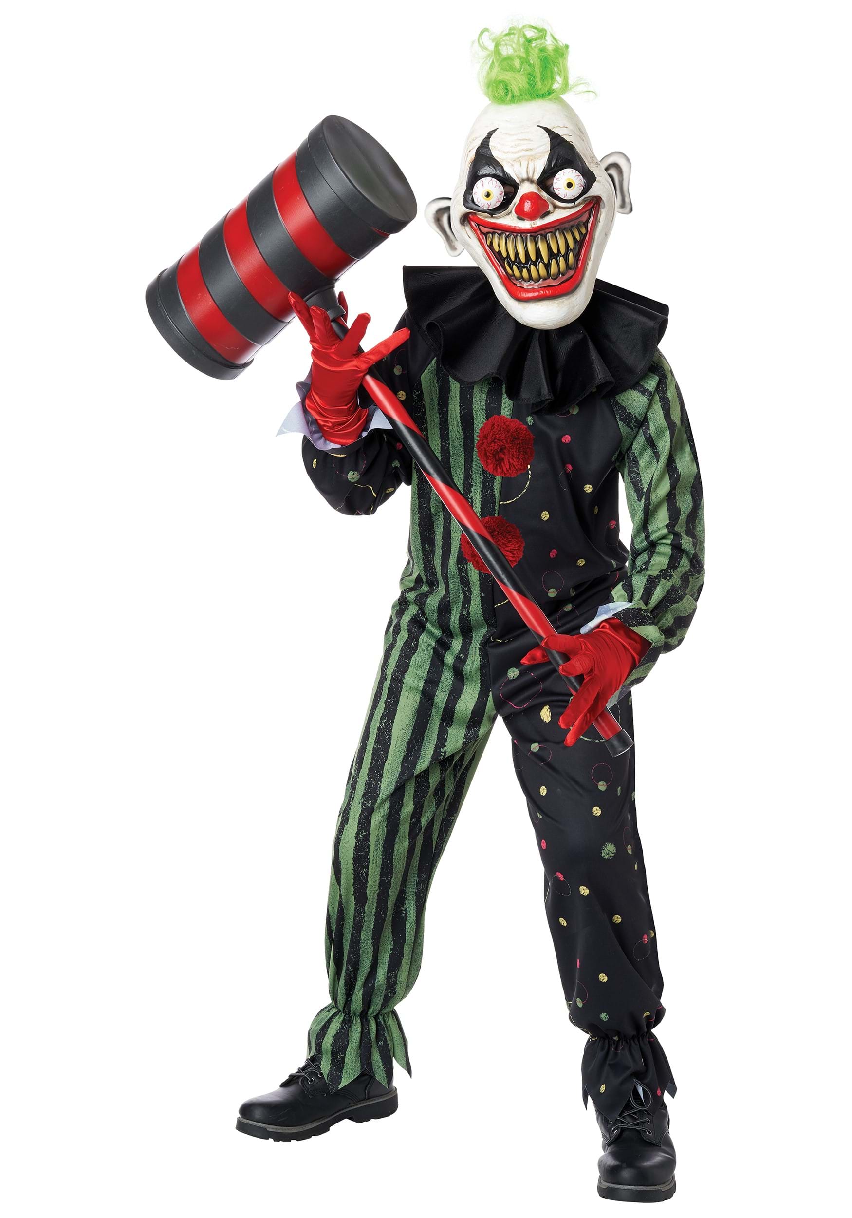 Boy’s Crazy Eyed Clown Child Costume