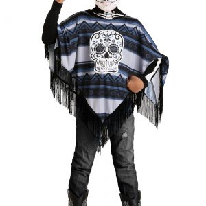 Boys Day of the Dead Poncho Costume