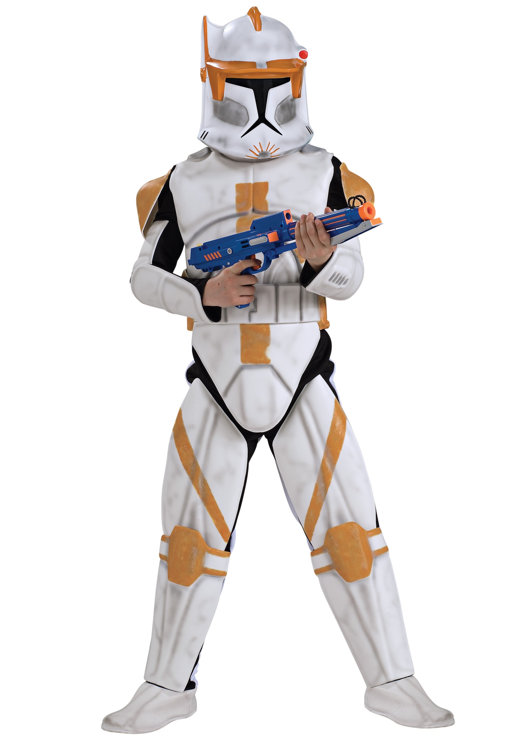 Boys Deluxe Clone Trooper Commander Cody Costume