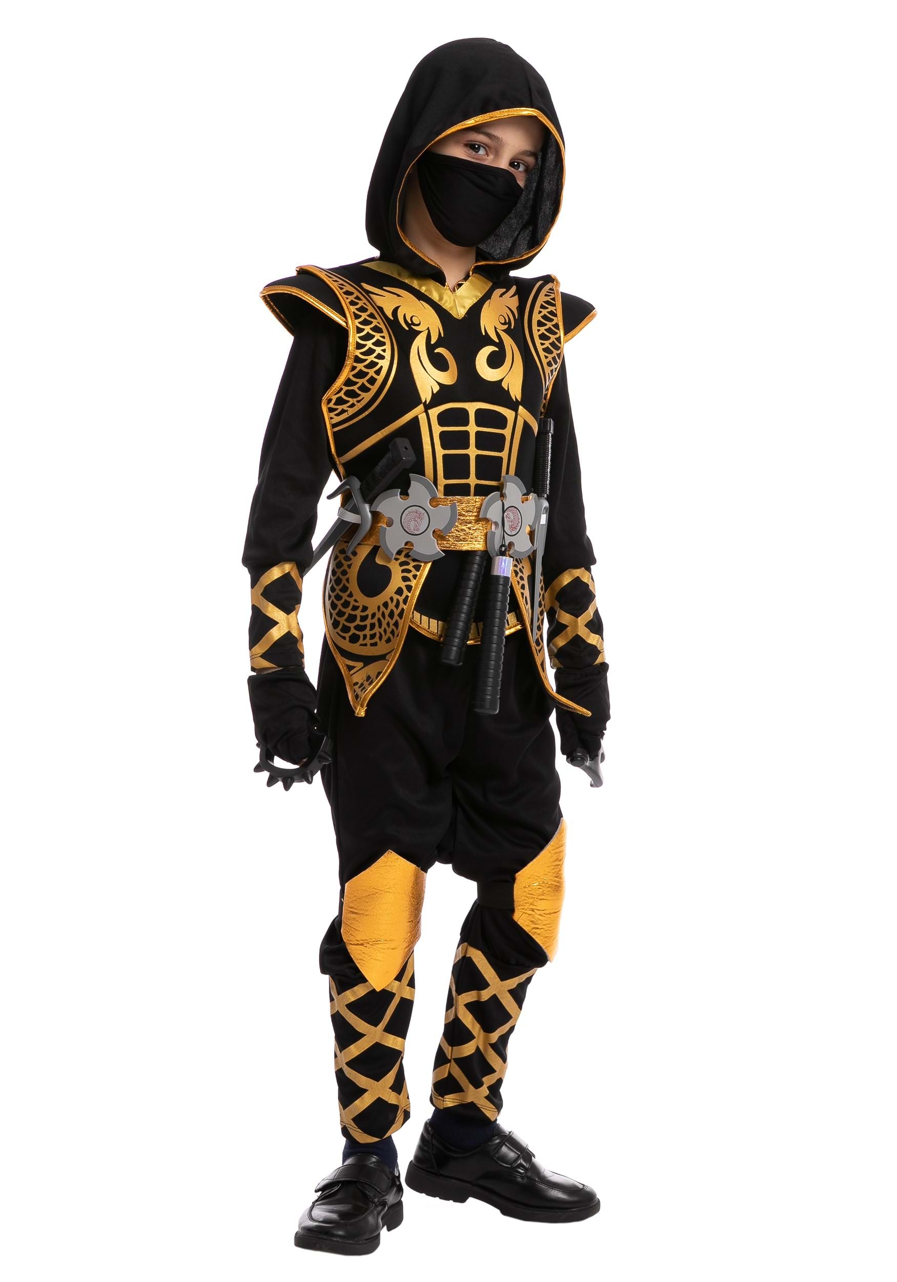 Boy’s Golden Ninja Costume
