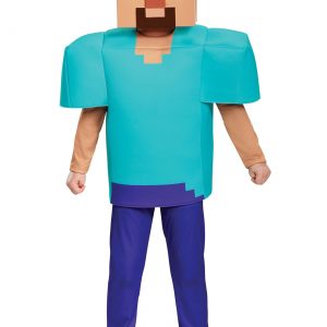Boy's Minecraft Steve Deluxe Costume