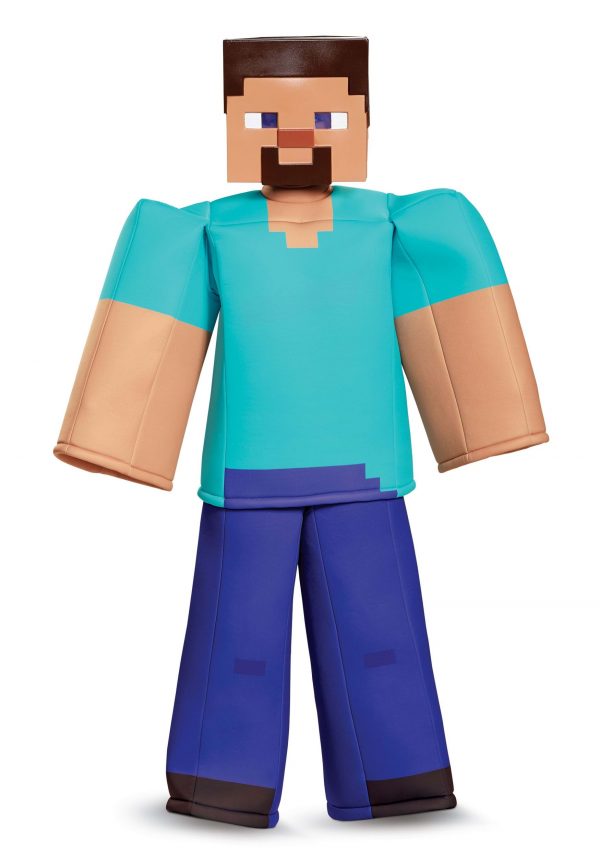 Boy's Minecraft Steve Prestige Costume