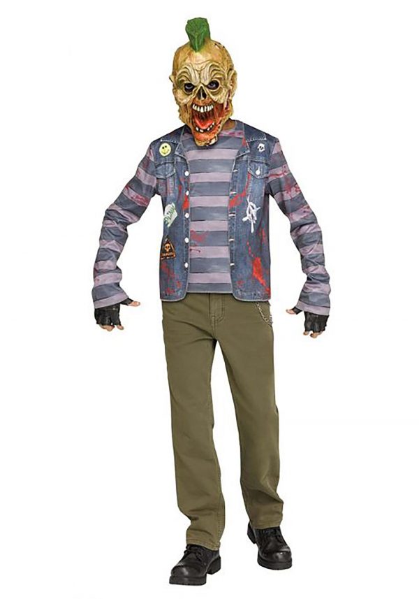 Boy's Punk Rock Zombie Costume