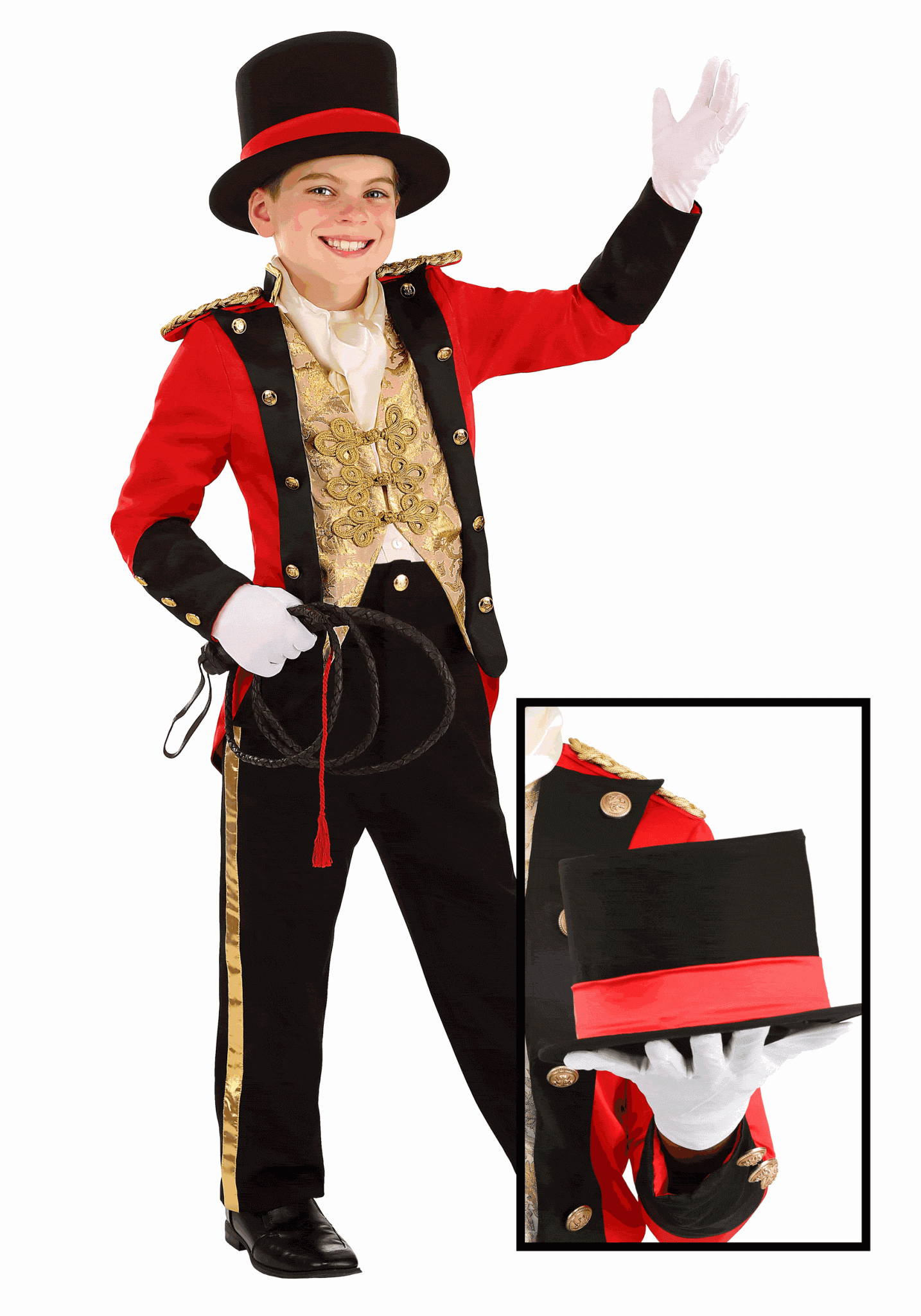 Boy's Spotlight Ringmaster Costume Halloween Costume Ideas