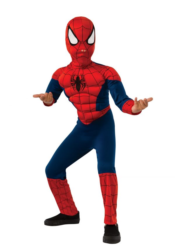 Boy's Ultimate Spider-Man Muscle Chest Costume