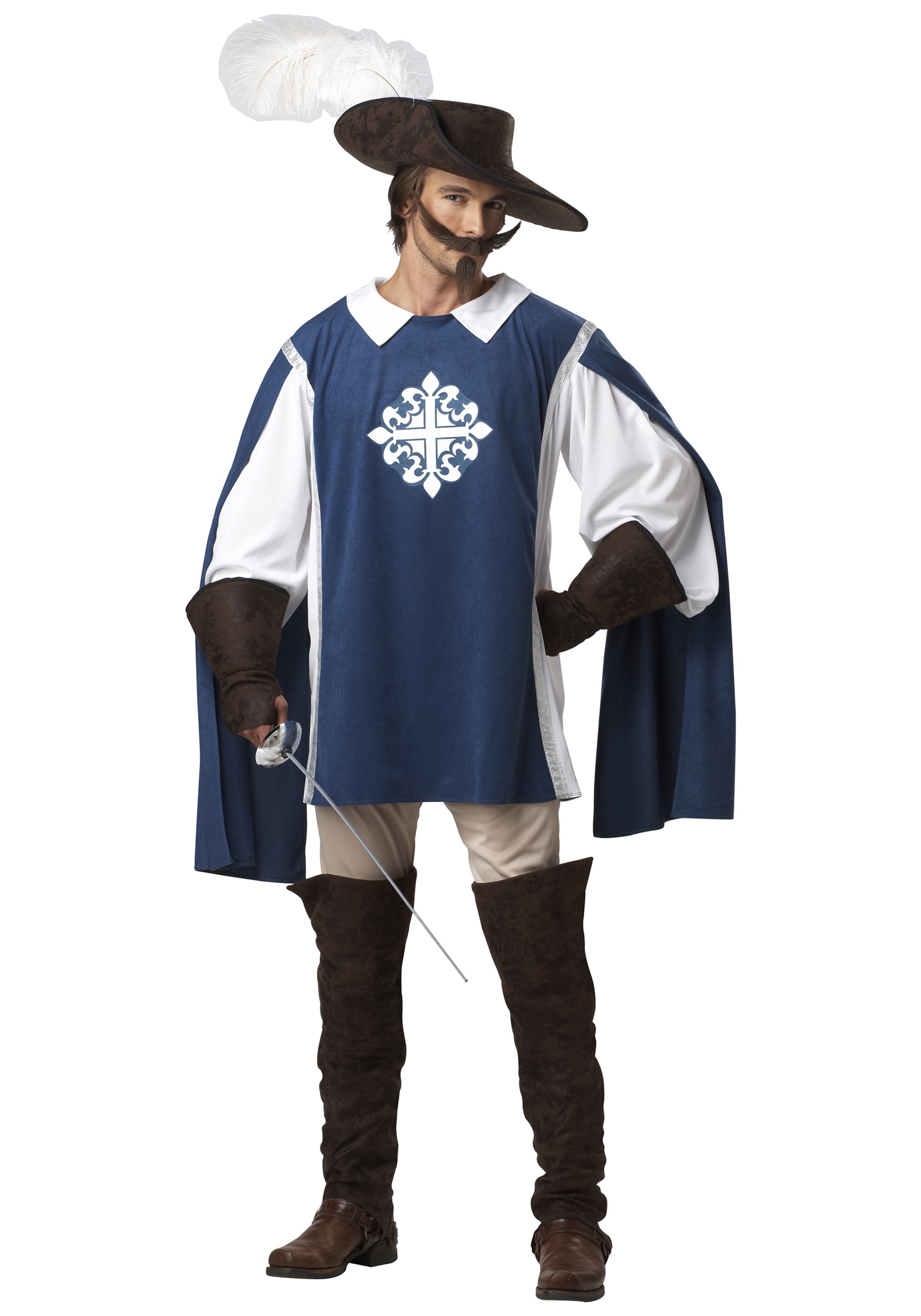 Brave Musketeer Costume for Men