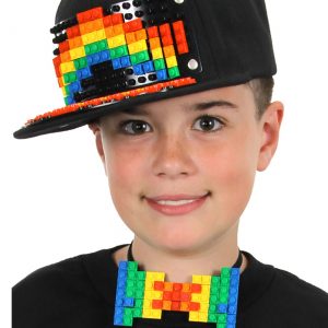 Bricky Blocks Black Snapback Hat