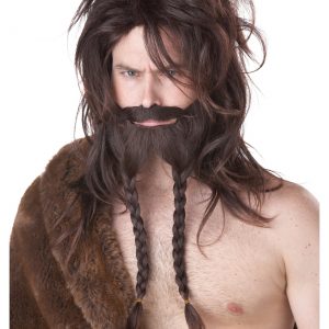 Brown Viking Wig