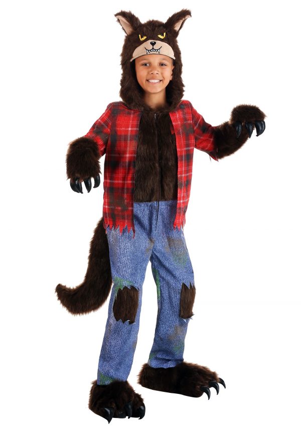 Brown Werewolf Kids Costume