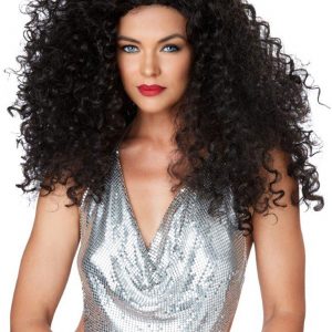 Brunette Disco Diva Wig for Women