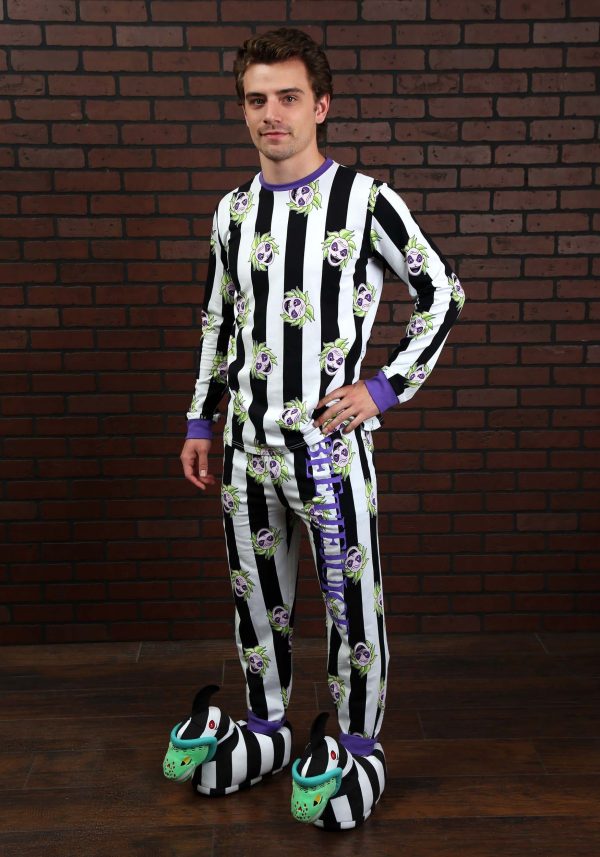 Cakeworthy Beetlejuice Pajama Set for Adults