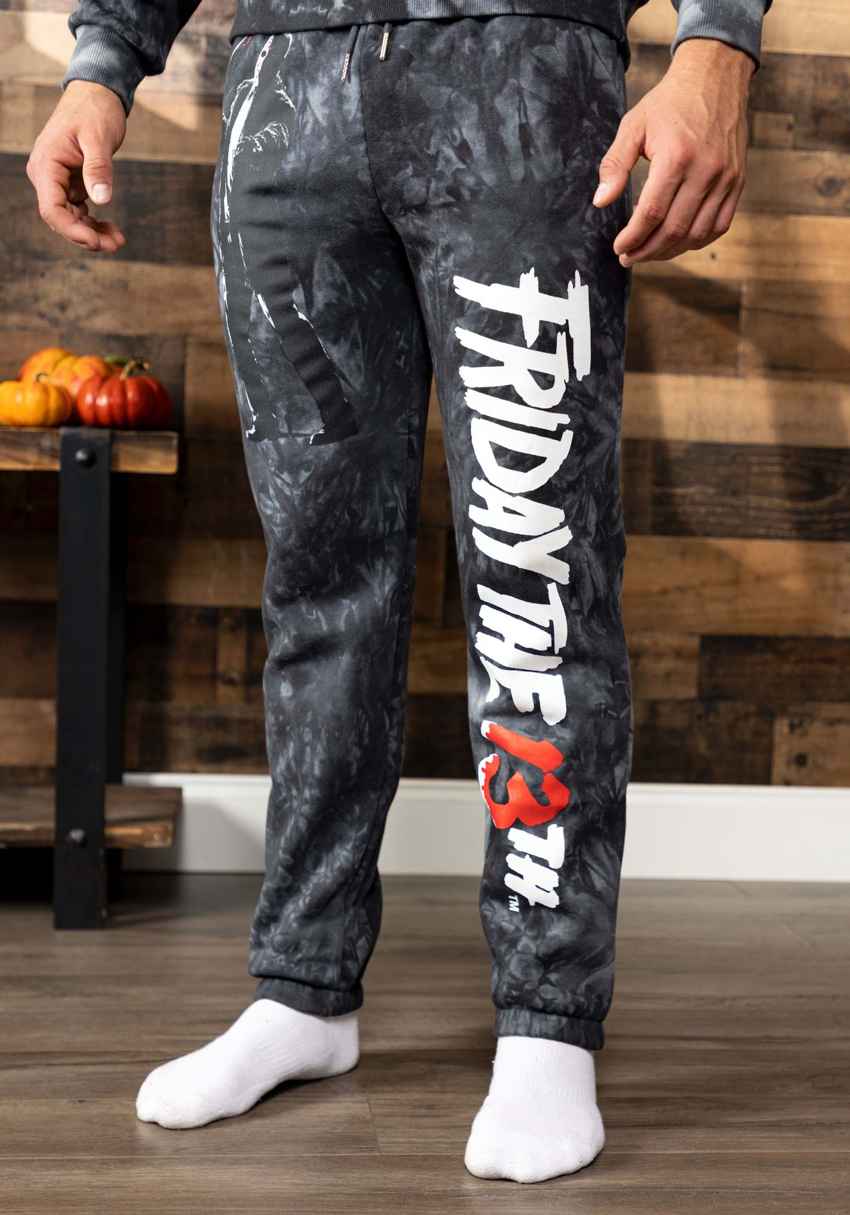 Cakeworthy Friday the 13th Adult Tie Dye Joggers