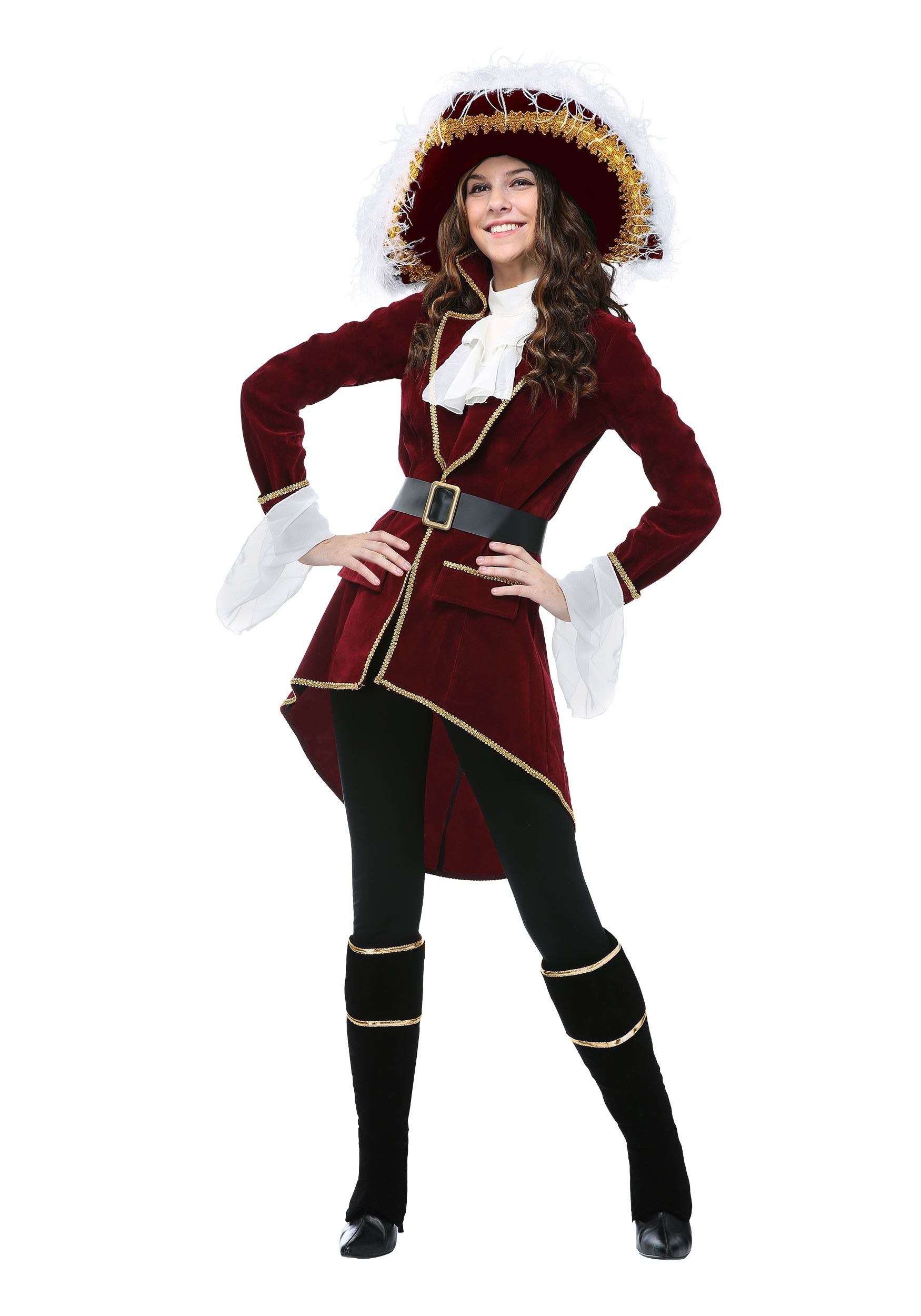 Captain Hook Plus Size Costume for Women