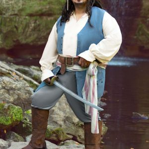 Captain Jack Sparrow Plus Size Costume for Men