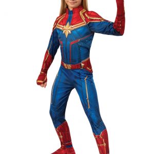 Captain Marvel Girls Classic Costume