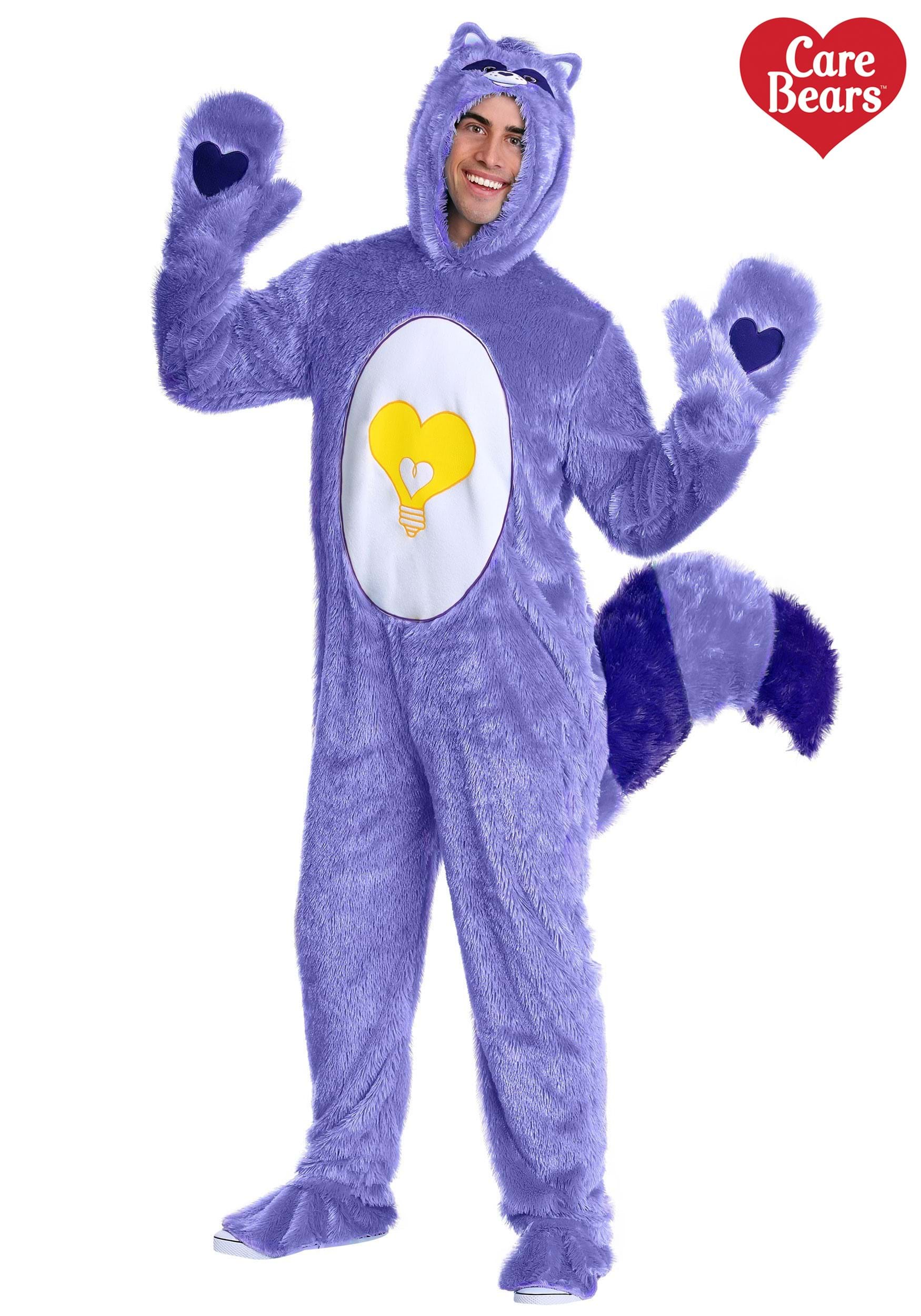 Care Bears & Cousins Adult Bright Heart Raccoon Costume