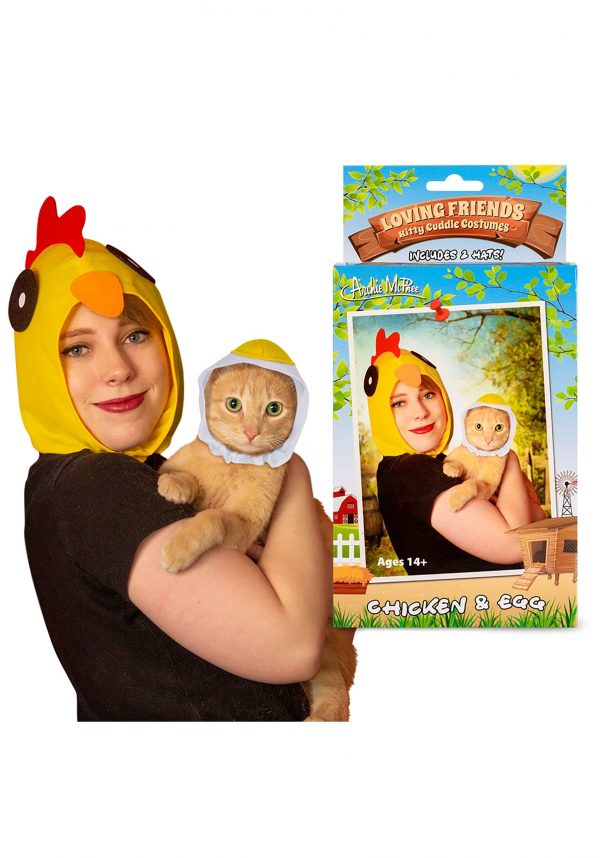 Chicken & the Egg Owner and Pet Costume Kit