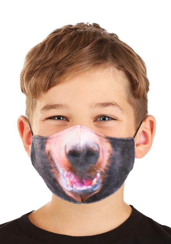 Child Bear Sublimated Face Mask