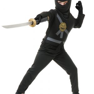 Child Black Ninja Master Costume