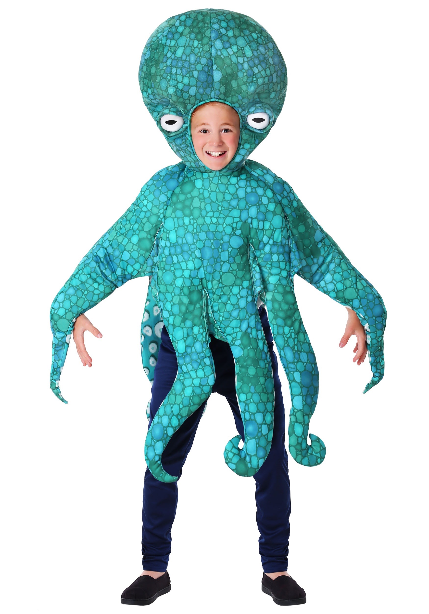 Child Blue Octopus Costume