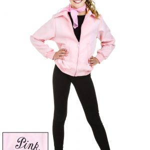 Child Deluxe Pink Ladies Jacket Costume