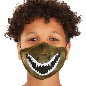 Child Dinosaur Sublimated Face Mask