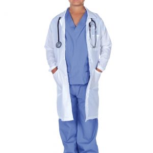 Child Doctor Scrubs Costume with Lab Coat