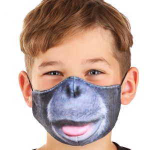 Child Gorilla Sublimated Face Mask