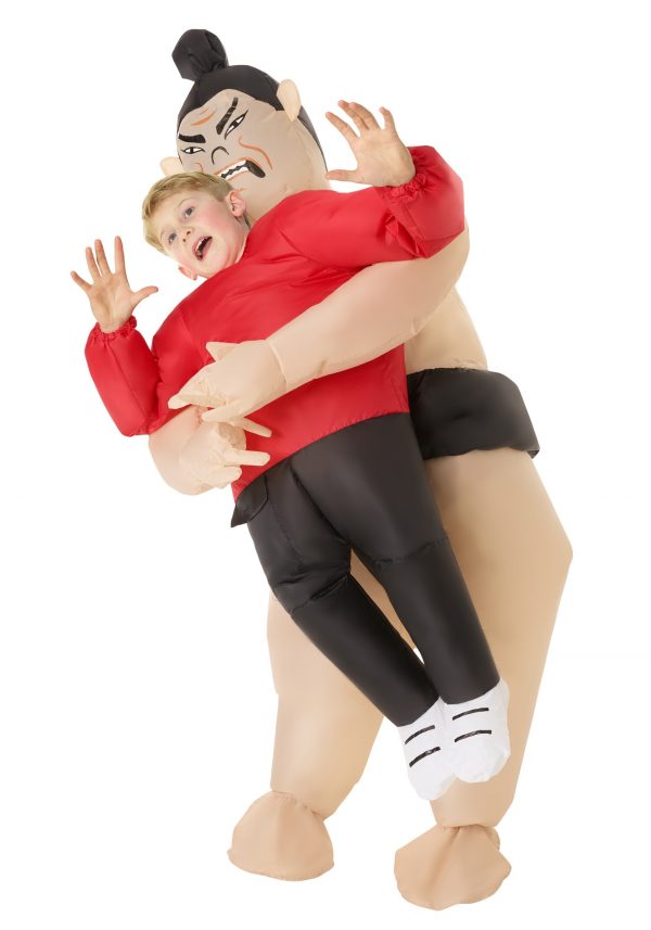 Child Inflatable Sumo Wrestler Pick Me Up Costume