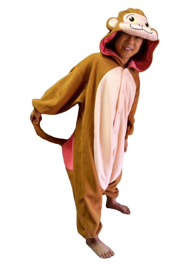 Child Monkey Kigurumi Costume