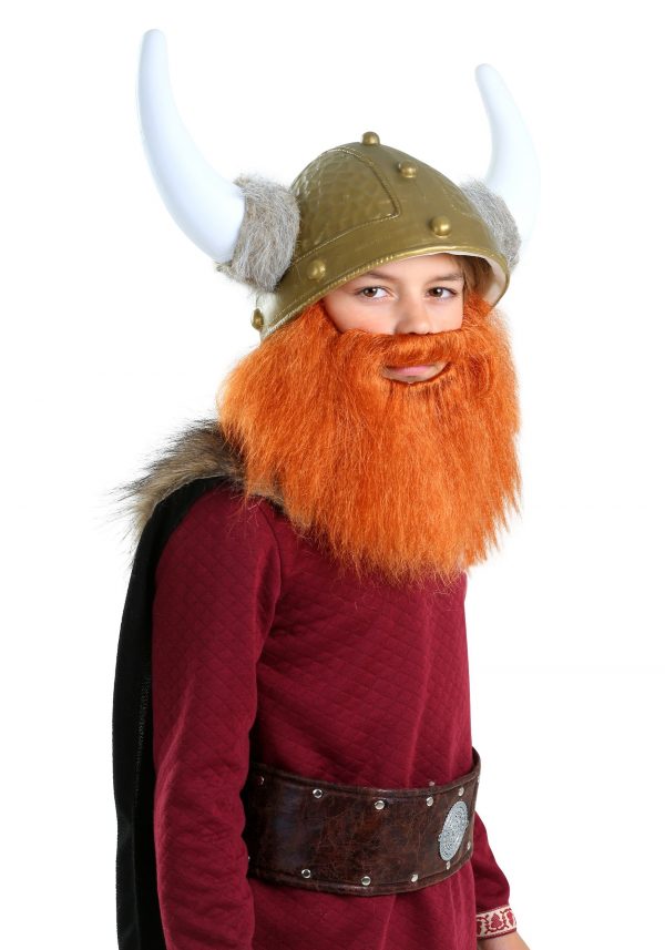 Child Red Viking Beard